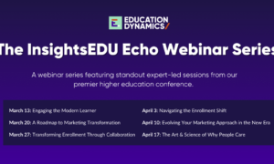 Introducing the InsightsEDU Echo Webinar Series – Scholarsquare